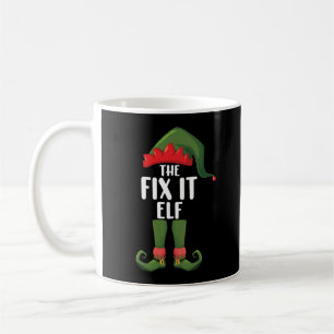 Taza De Café Familia de elfos reparadores grupo coincidente Nav