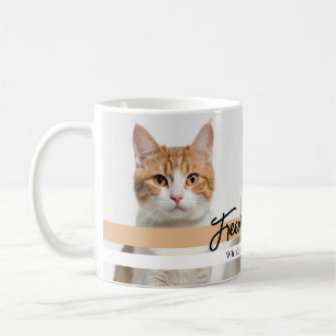 Taza De Café Familia de fotos de gatos de Personalizado cutáneo