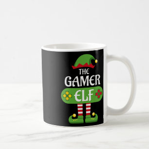 Taza De Café Familia de grupos de Navidades de Gamer Elf