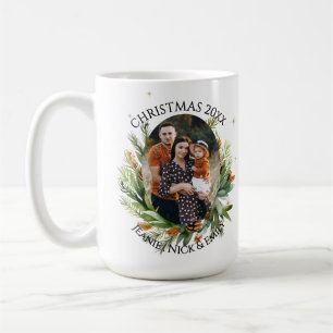 Taza De Café Familia de hojas verdes de follaje Foto Feliz Navi
