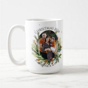 Taza De Café Familia de hojas verdes de follaje Foto Feliz Navi