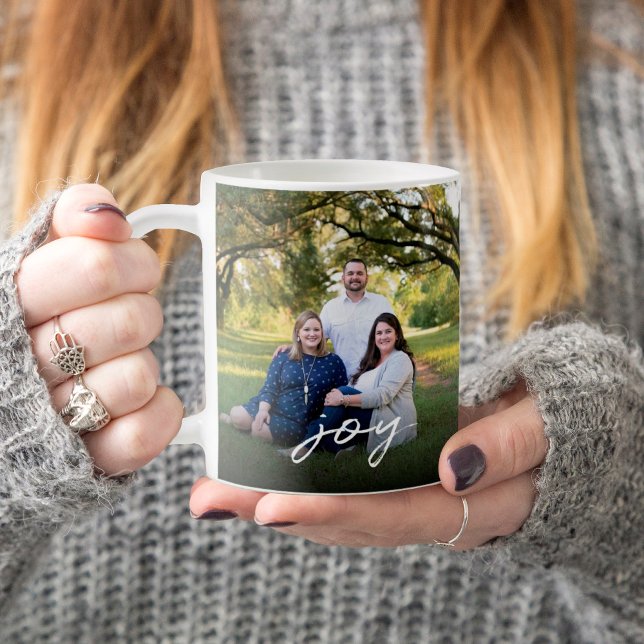 Taza De Café Familia de la Alegría personalizado 2 Foto 2 lados (Subido por el creador)