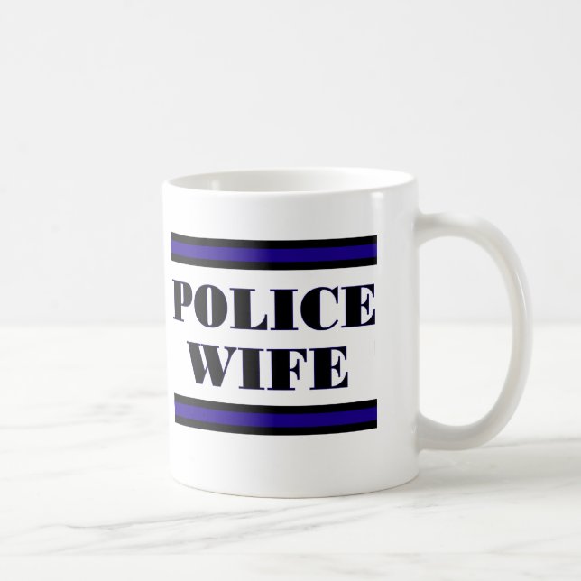Taza De Café Familia de la policía (Derecha)