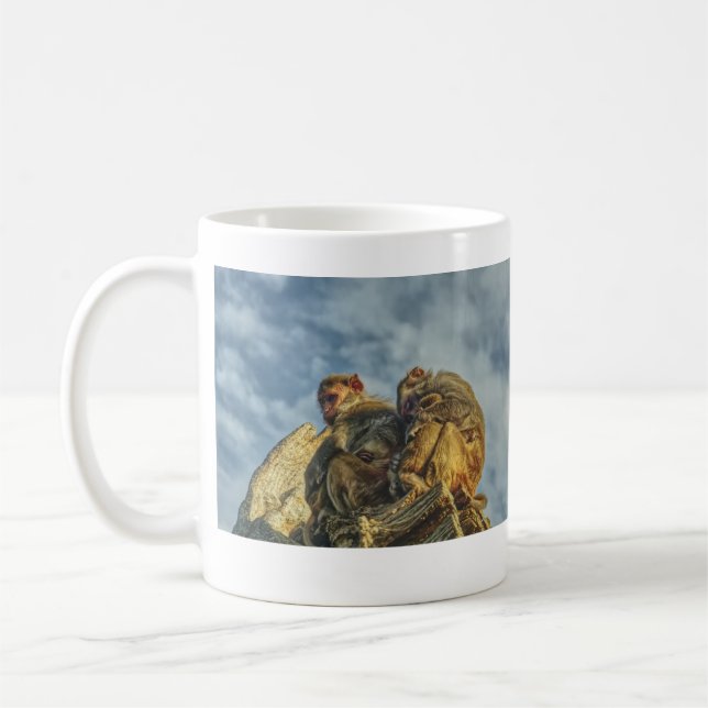 Taza De Café Familia de monos (Izquierda)