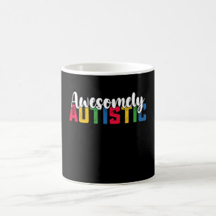 Taza De Café Familia de niña autista biy increíblemente autista