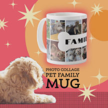 Familia de perros collages de fotos
