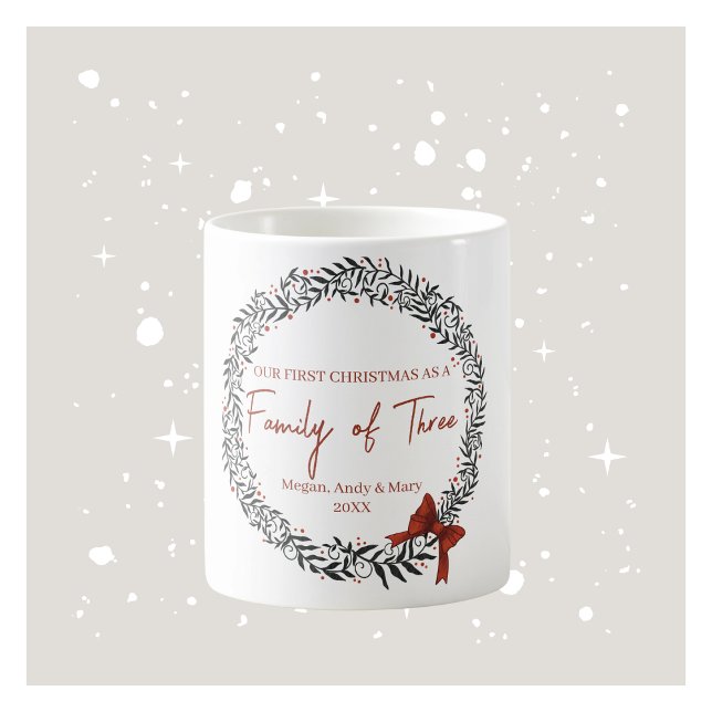 Taza De Café Familia de tres Navidades Mug (Subido por el creador)