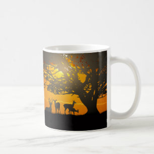 Taza De Café Familia Deer