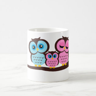 Taza De Café Familia del búho