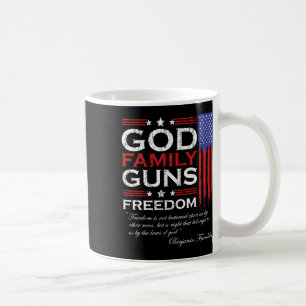 Taza De Café Familia Dios Armas Y Libertad Cristiana Mega 2020 