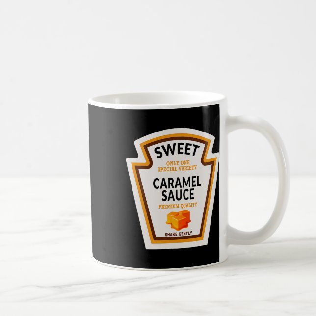 Taza De Café Familia divertida Caramel Sauce Halloween Costume  (Derecha)