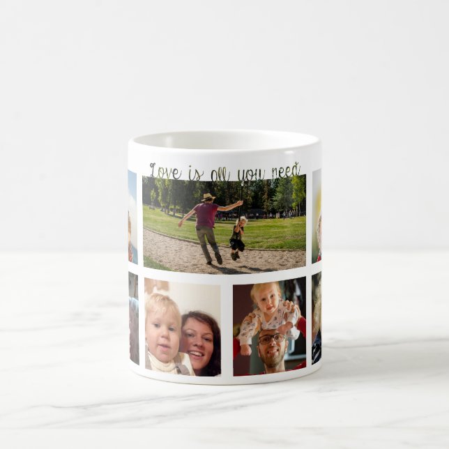 Taza De Café Familia - El amor es todo lo que necesitas - Plant (Centro)
