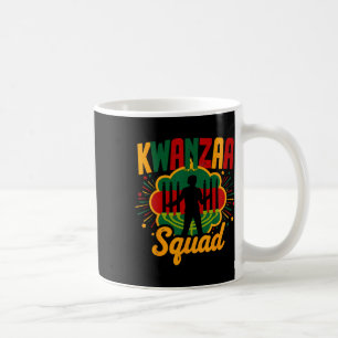 Taza De Café Familia Kwanza Squad Afro-Americana Feliz Plaza Kw