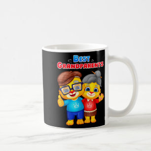 Taza De Café Familia Lucas _ Abuela y abuelo, los mejores abuel
