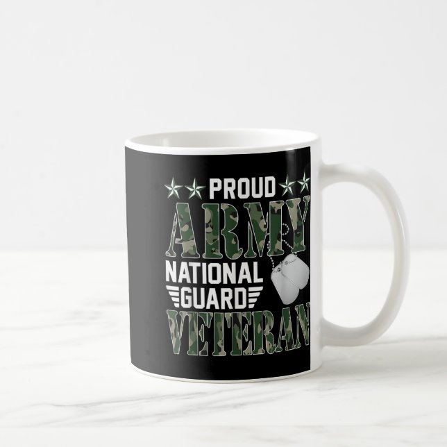 Taza De Café Familia militar veterana de la guardia nacional de (Derecha)