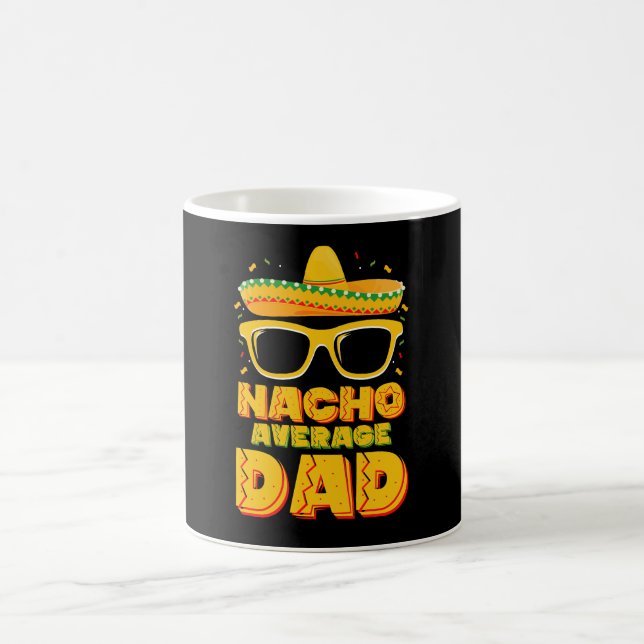 Taza De Café Familia Nacho Promedio de Papá Cinco De Mayo (Centro)