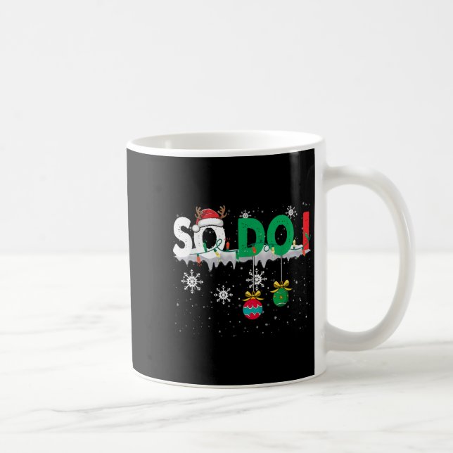 Taza De Café Familia Pajamas navidades coincidiendo - Yo tambié (Derecha)