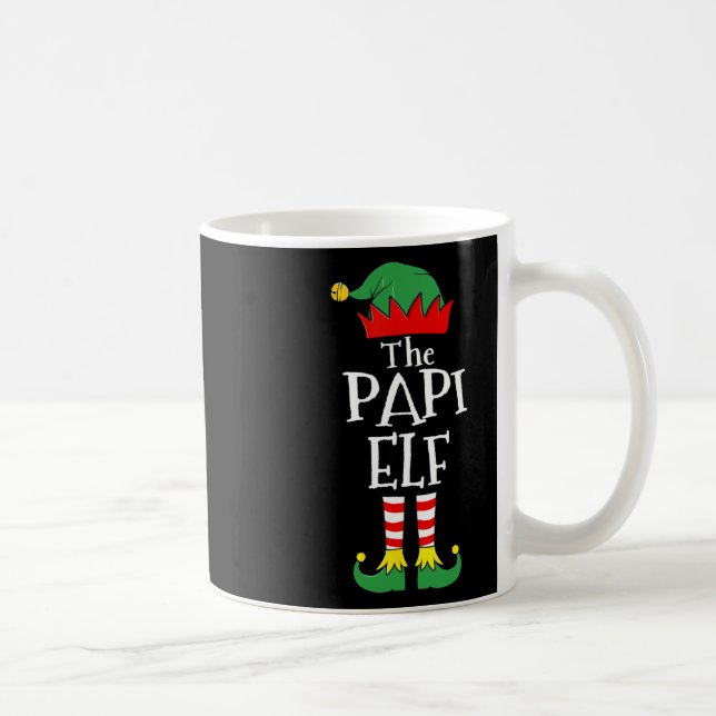 Taza De Café Familia Pajamas Navidades de Diversión Elf (Derecha)
