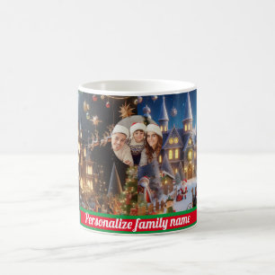 Taza De Café Familia SANTA CLAUS NAVIDADES COLORIDOS
