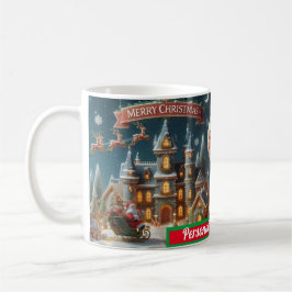 Taza De Café Familia SANTA CLAUS NAVIDADES COLORIDOS