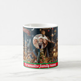 Taza De Café Familia SANTA CLAUS NAVIDADES COLORIDOS