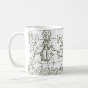 Taza De Café Familia santa vuela a Egipto