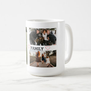 Taza De Café Familia simple Tres fotos