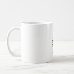 Taza De Café Familia Skeleton Cat Soplando chicle Cute y Sp
