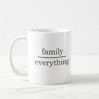Taza De Café familia sobre todo