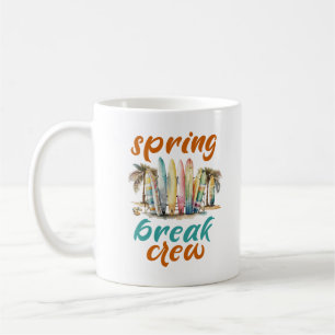 Taza De Café Familia Spring Break Crew Beach Vibes Squad 2025