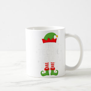 Taza De Café Familia Techie Elf Xmas coincidiendo con Elf Squad