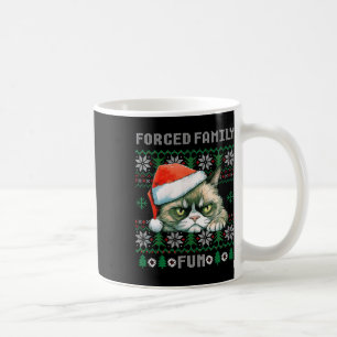Taza De Café Familias forzadas navidades divertidas ricas ramas
