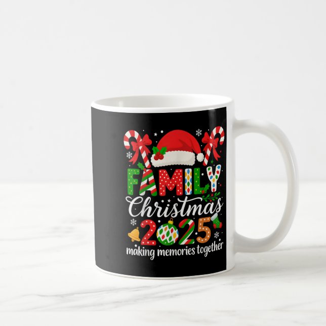 Taza De Café Family Christmas 2025 Making Memories Together Mat (Derecha)