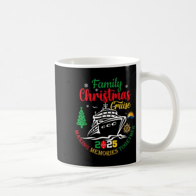 Taza De Café Family Christmas Cruise 2025 Making Memories Toget (Derecha)