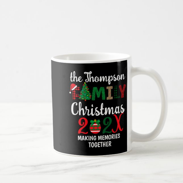Taza De Café Family Christmas Making Memories Together  (Derecha)