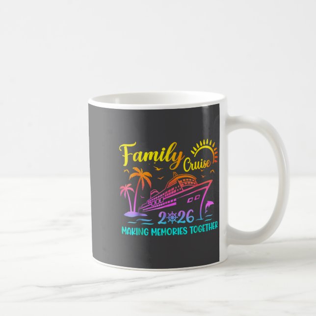 Taza De Café Family Cruise 2026 Summer Vacation Matching Family (Derecha)
