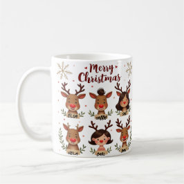 Taza De Café Family Reindeer Matching Mugs