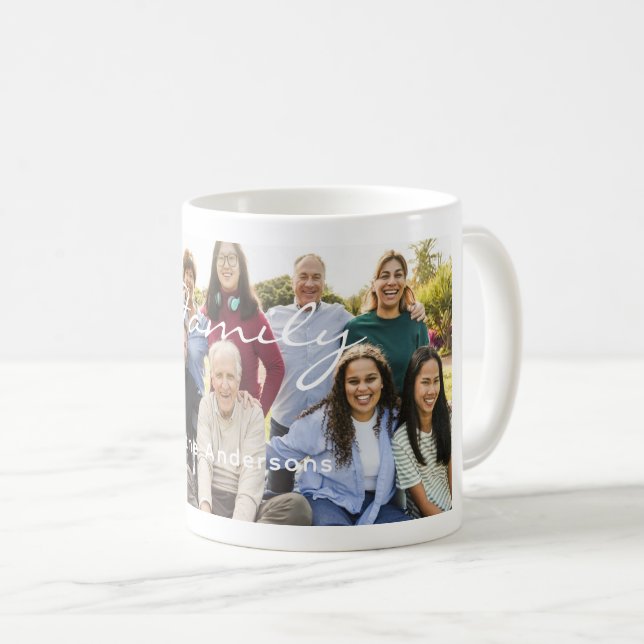 Taza De Café Family Reunion Family Photo 11oz. Classic (Anverso derecho)