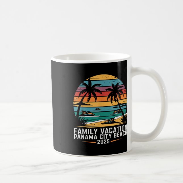 Taza De Café Family Vacation Panama Beach Trip 2025 Panama City (Derecha)