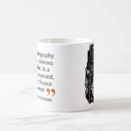 Taza De Café Famosa cita de fotógrafo 5 cámara de doble lente