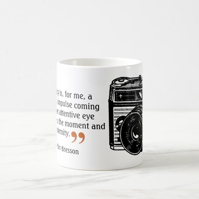 Taza De Café Famosa cita del fotógrafo 6 cámara fotográfica (Centro)