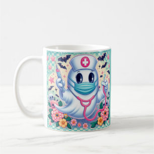 Taza De Café Famosa enfermera fantasma Personalizado: Arte de H