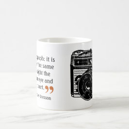 Taza De Café Famosa foto de cámara vintage de la cita 2 del fot