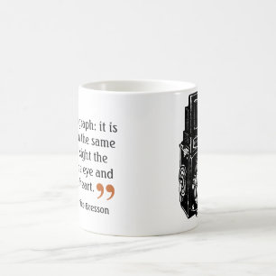Taza De Café Famosa fotógrafa cita 2 cámara de doble lente