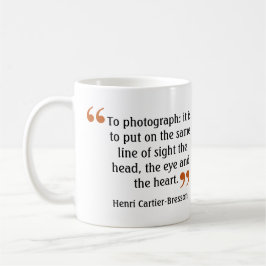 Taza De Café Famosa fotógrafa cita 2 cámara de doble lente