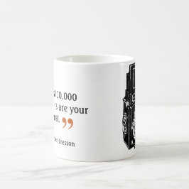 Taza De Café Famosa fotógrafa cita 3 cámara de doble lente