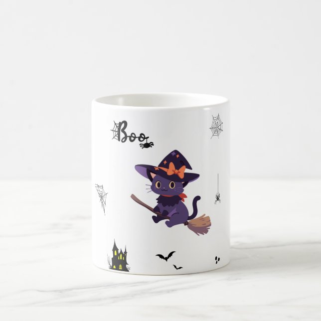 Taza De Café Famoso café de Halloween Mug con diseños divertido (Centro)