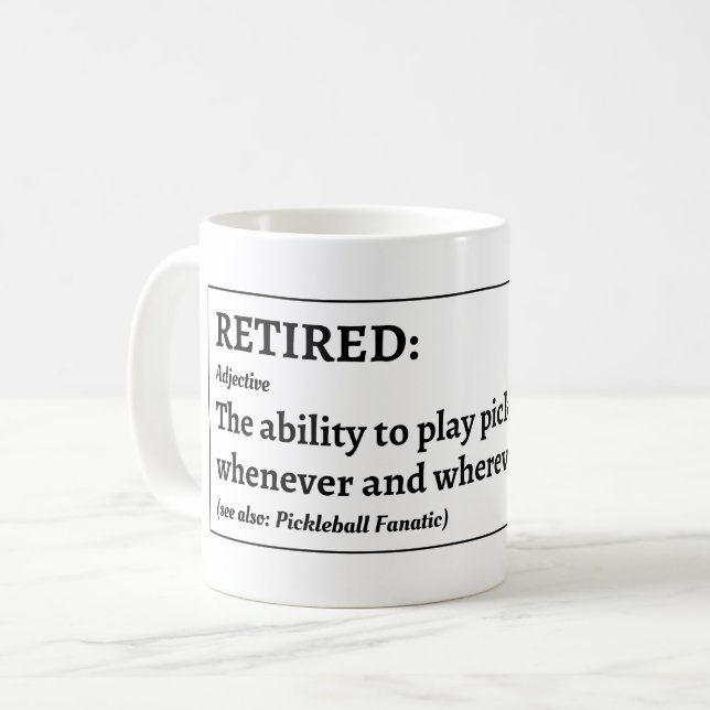 Taza De Café Famoso canalero retirado (Anverso izquierdo)