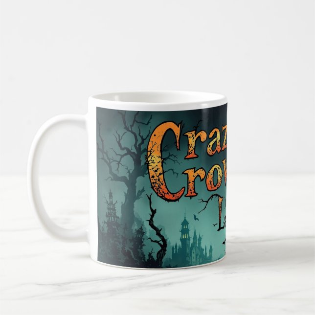 Taza De Café Famoso Crazy Crow Lady Mug (Izquierda)