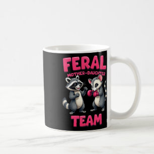 Taza De Café Famoso equipo de Raccoon Boxear te